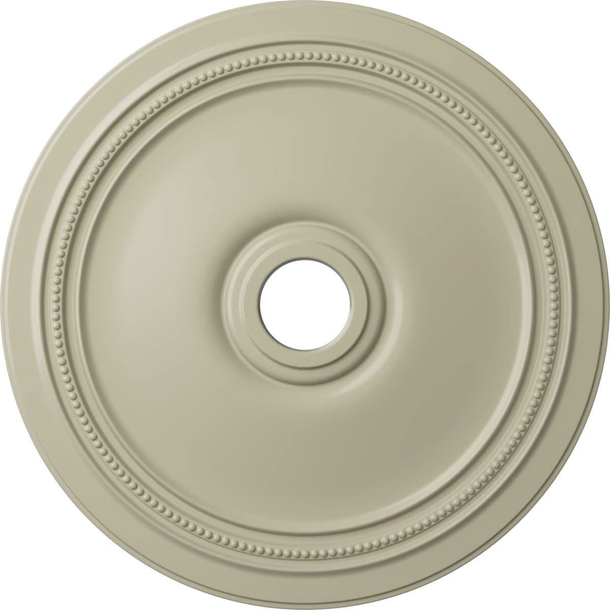 Ekena Millwork CM24DICYF Diane Ceiling Medallion, 24OD x 3 5/8ID x 1 1/4P (Fits Canopies up to 6 1/4), Hand-Painted Clear Yellow