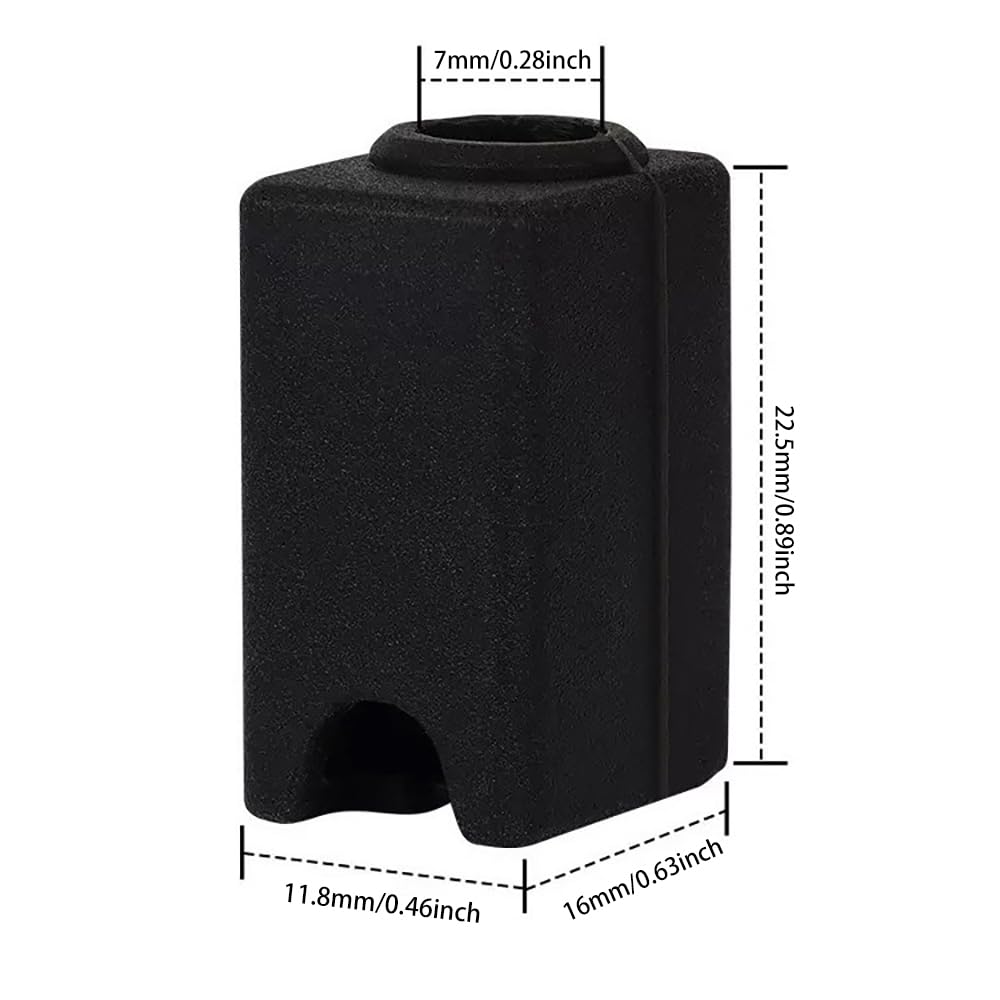 4Pcs Silicone Socks Cover For 3D Printer Neptune 4 Plus/4 Max, High Temperature And Durable Black Silicone Cover 3D Printer Acce