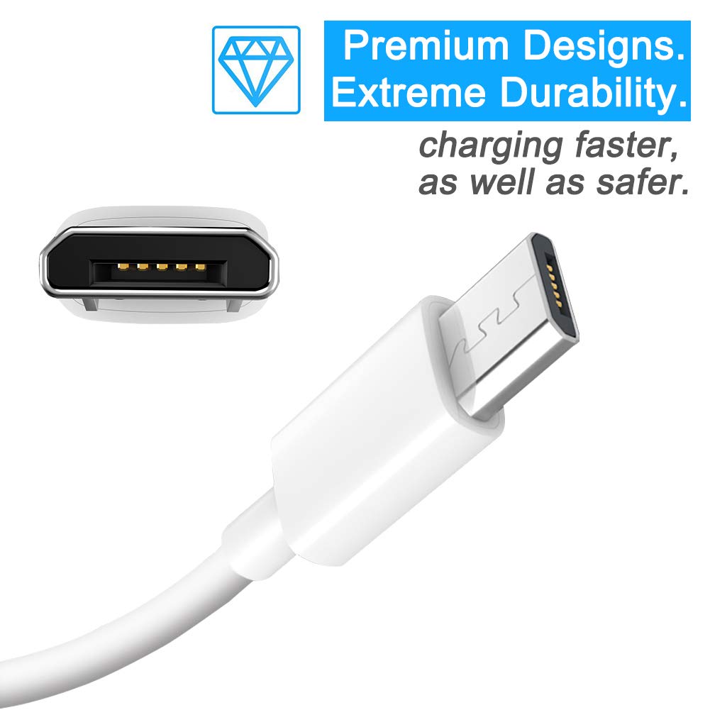 Siocen 10Ft 3Pack Usb Power Extension Cable Cord For Wyzecam,Yi Camera,Oculus Go,Echo Dot Kid Edition,Nest Cam,Kasa Cam,Netvue,A