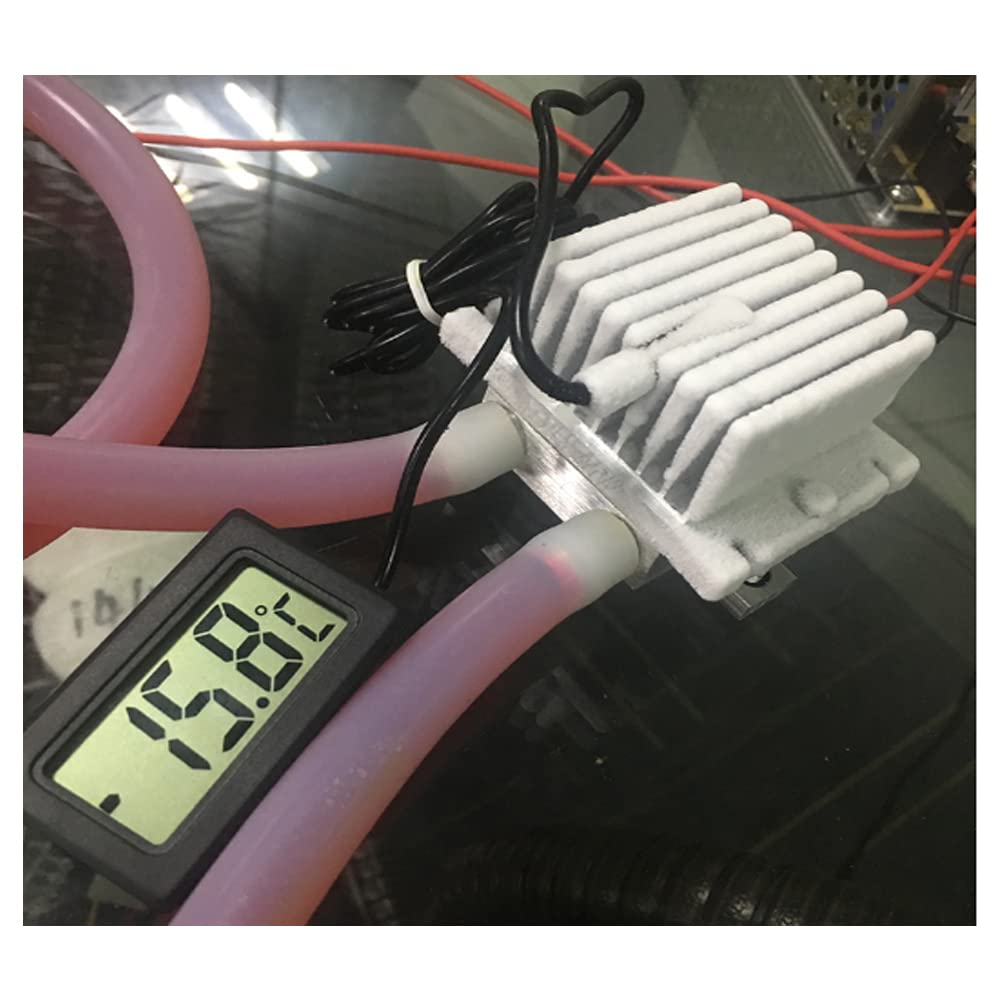 Koobook 1Set 12V Thermoelectric Peltier Cooler Refrigeration Cooling Fan System Heatsink Diy Kit