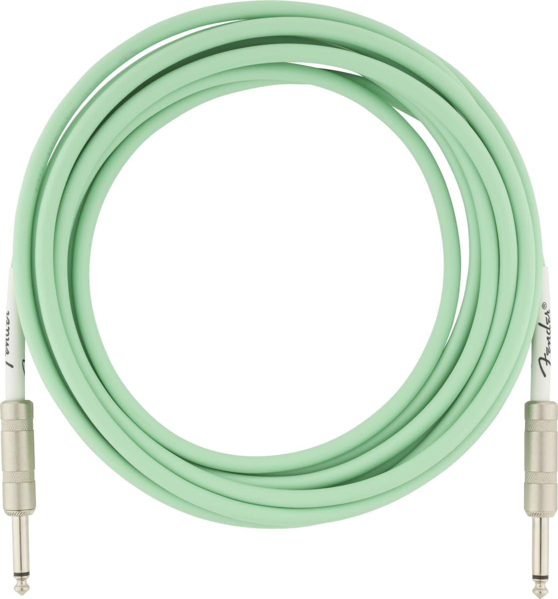 Fender Original Series Instrument Cable, Guitar Cable, Stocking Stuffers, Guitar Accessories, Straight/Straight, Surf Green, 18.