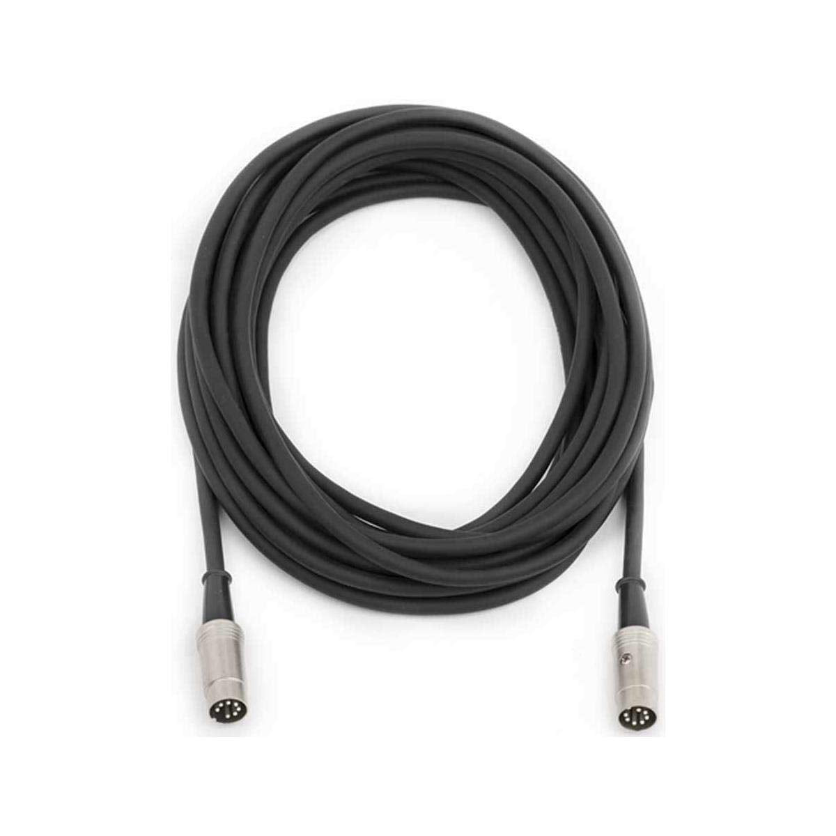 Fender 25' 7 Pin Replacement Din Footswitch Cable For Super Sonic 22, Twin And 100 Head Amplifiers