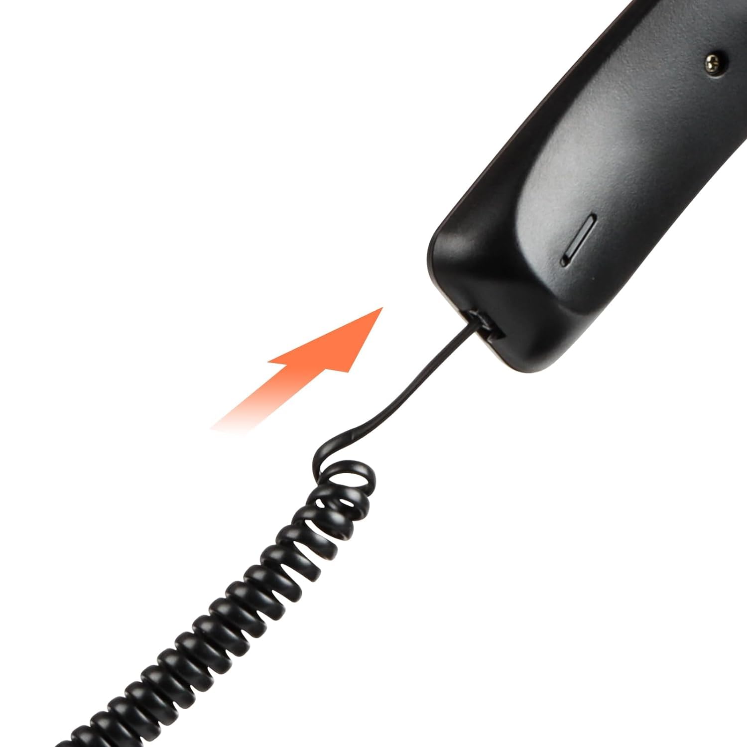 Lativu Phone Cord For Landline, 2 Pack Rj9 4P4C Telephone Cord, Phone Cable 4.5 Ft Uncoiled(0.72 Ft Coiled), Phone Handset Cord,