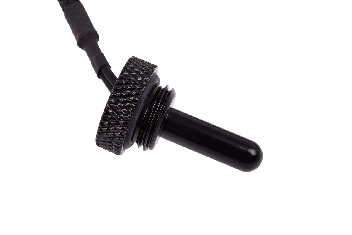 Alphacool 17365 Eiszapfen Temperature Sensor Plug G1/4 - Deep Black Water Cooling Monitoring