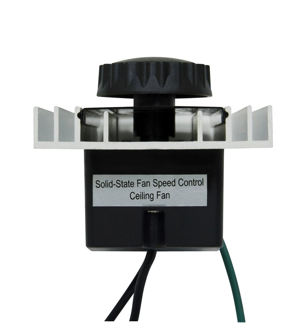 Iliving Ilg8Sfsc Solid State Variable Adjustable Precision Fan Speed Controller 120V 8A , Black