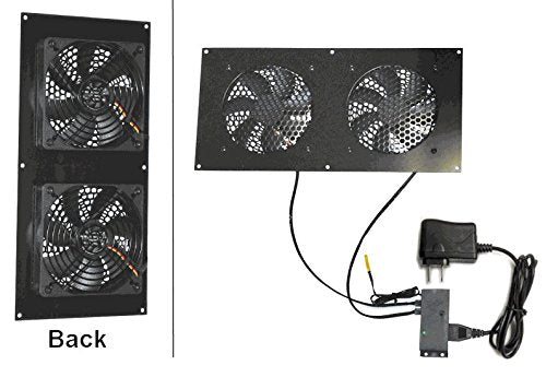 Coolerguys Dual 120Mm Fan Kit With Pre Set Thermal Controller Cg 1202 P