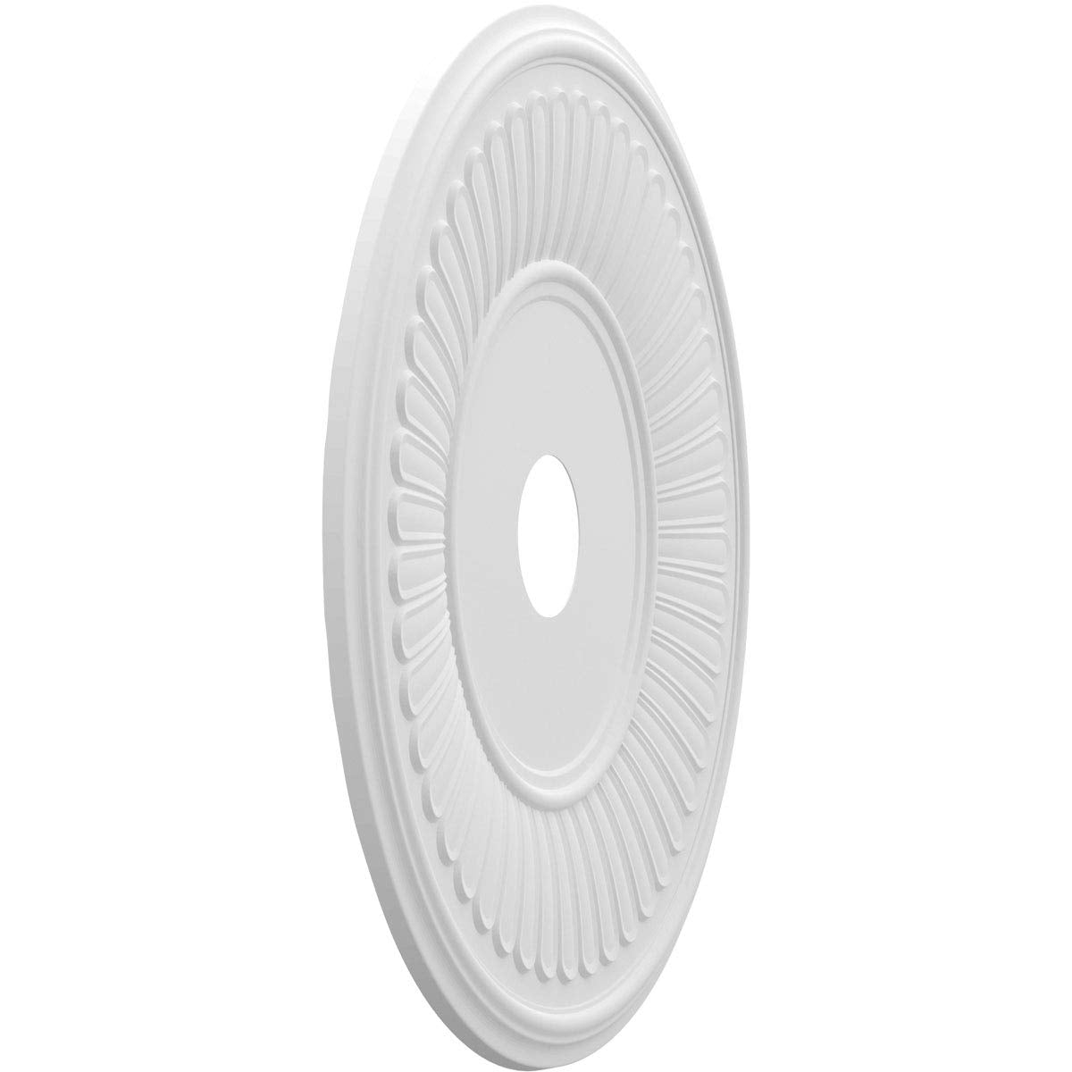 Ekena Millwork Cmp22Be Berkshire Ceiling Medallion, 22''Od, Unfinished