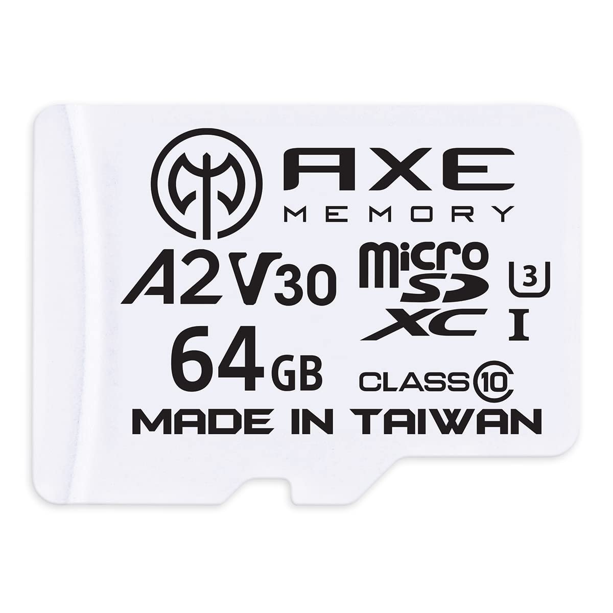 Axe Memory 64Gb Micro Sd Card 4K Ultra Full Hd Video Premium Speed Microsdxc Up To 100Mb/S A2 V30 Uhs I U3, With Sd Adapter