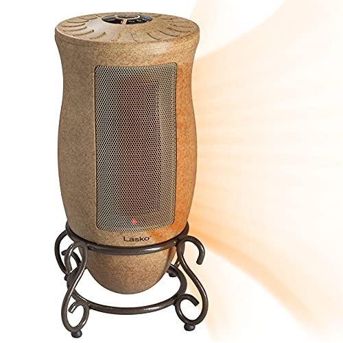 Lasko 6405 Space Heater, Designer Oscillating, Gold