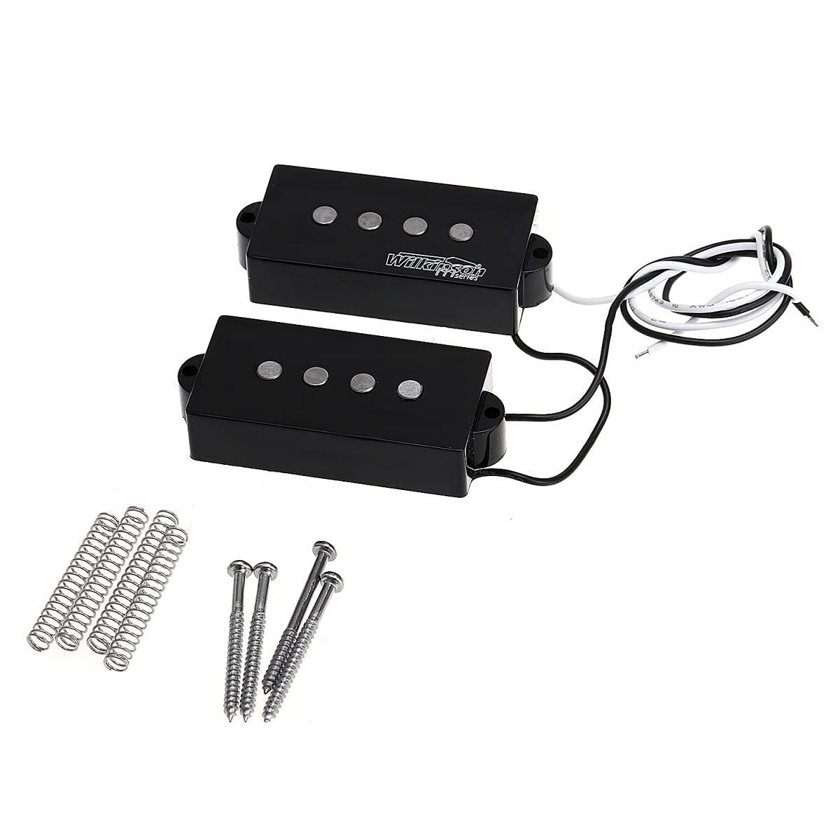 Wilkinson Mseries Wopb Variable Gauss Alnico 5 Precision Bass Humbucker Pickups Vintage Tone Set For 4String Pb Style Electric