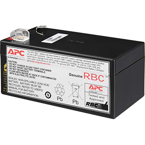 Apc Ups Battery Replacement, Rbc35, For Apc Back-Ups Models Be350G, Be350C