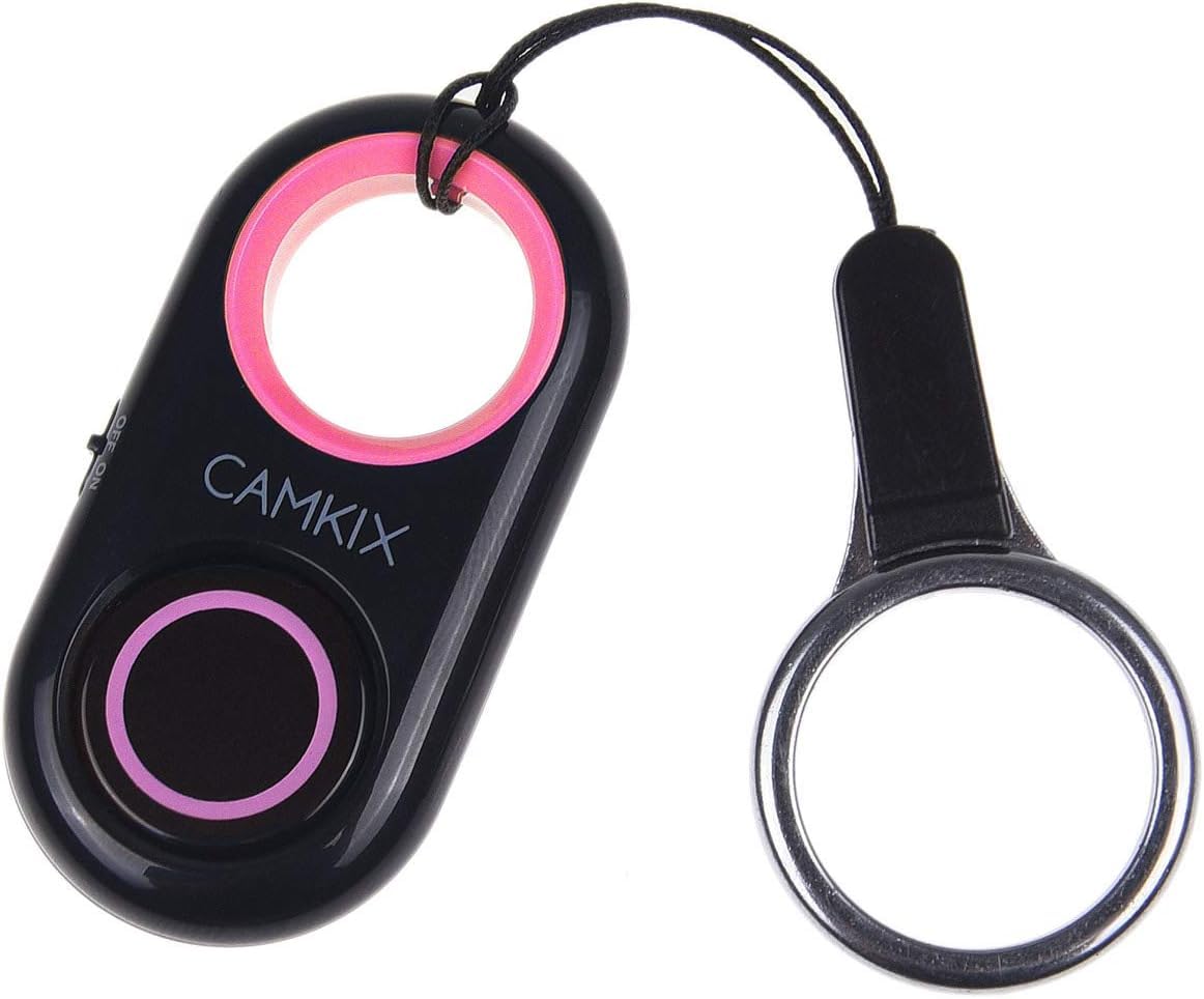 2X Camkix Camera Shutter Remote Control With Bluetooth Wireless Technology - Works Flawlessly With Iphone/Ipad And Android (Pink)