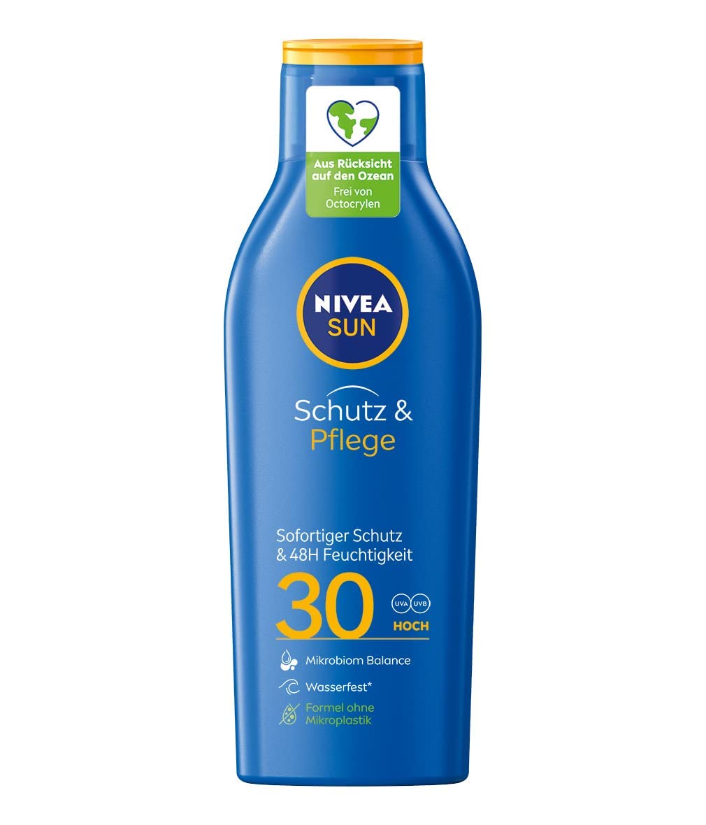 Nivea Sun Lait Solaire Spf 30, Flacon De 250 Ml