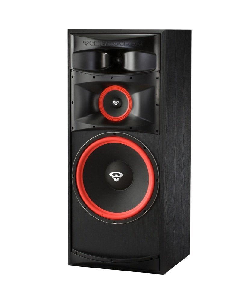 Cerwin Vega XLS-15 15" 3-Way Floor Tower Speaker, Black, High-Quality Materials, Model CWV XLS15