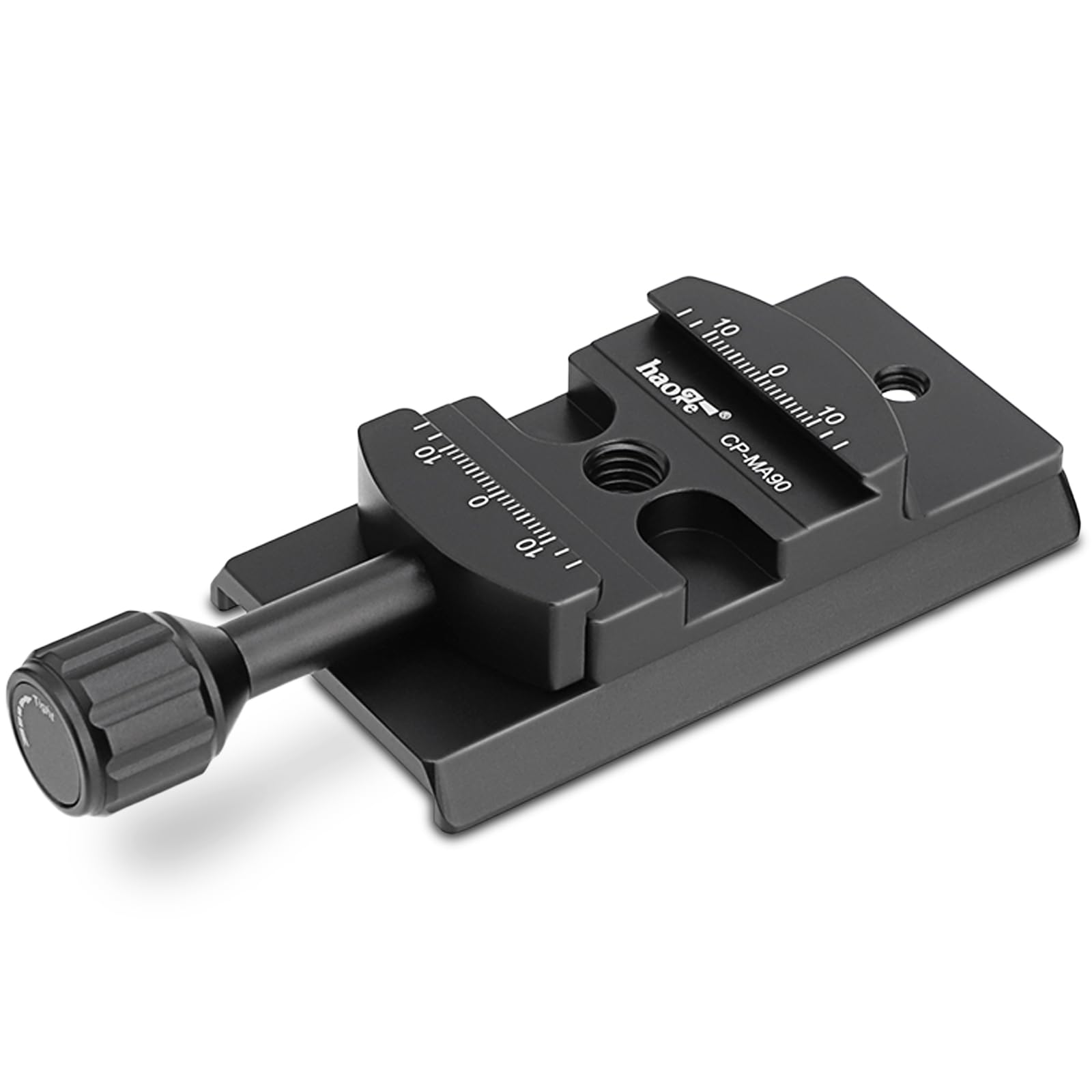 Haoge Cp Ma90 Quick Release Plate Qr Clamp Adapter Convertor For Select Manfrotto Tripod Fluid Video Head To Arca Swiss Compatible, Fit 501Pl / Q5 / 504Plong / 500Plong Heads