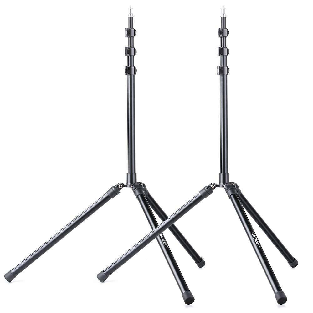K&F Concept 79 Inch/2.01M Light Stand, Studio Photography Tripod, Heavy Duty For Studio, Speedlight, Reflector, Flash, Softbox,