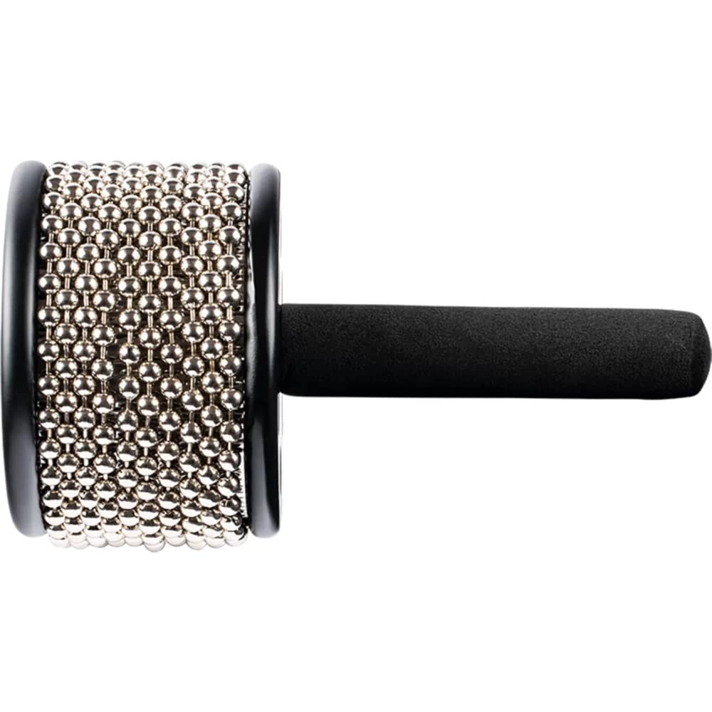 Meinl Percussion Turbo Cabasa Instrument With Sound Ports For Extra Projection And Stainless Steel Cylinder, Large, 2 Year Warranty, Black, (Ca5Bk L)