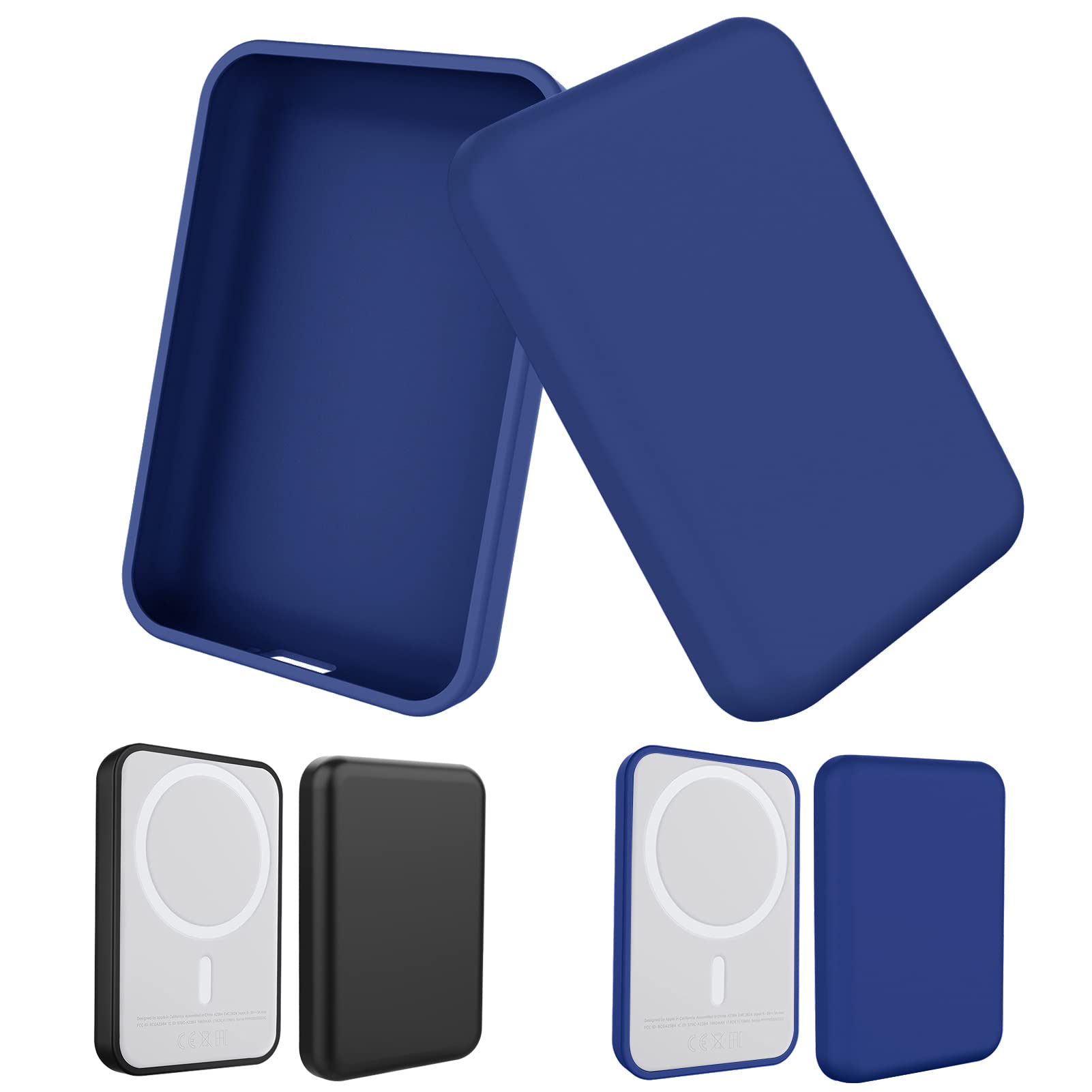 Ghijkl 2 Pack Case Compatible With Magsafe Battery Pack Cover, Ultra Thin Tpu Shockproof Case Slim Scratch Resistant Cover Prote