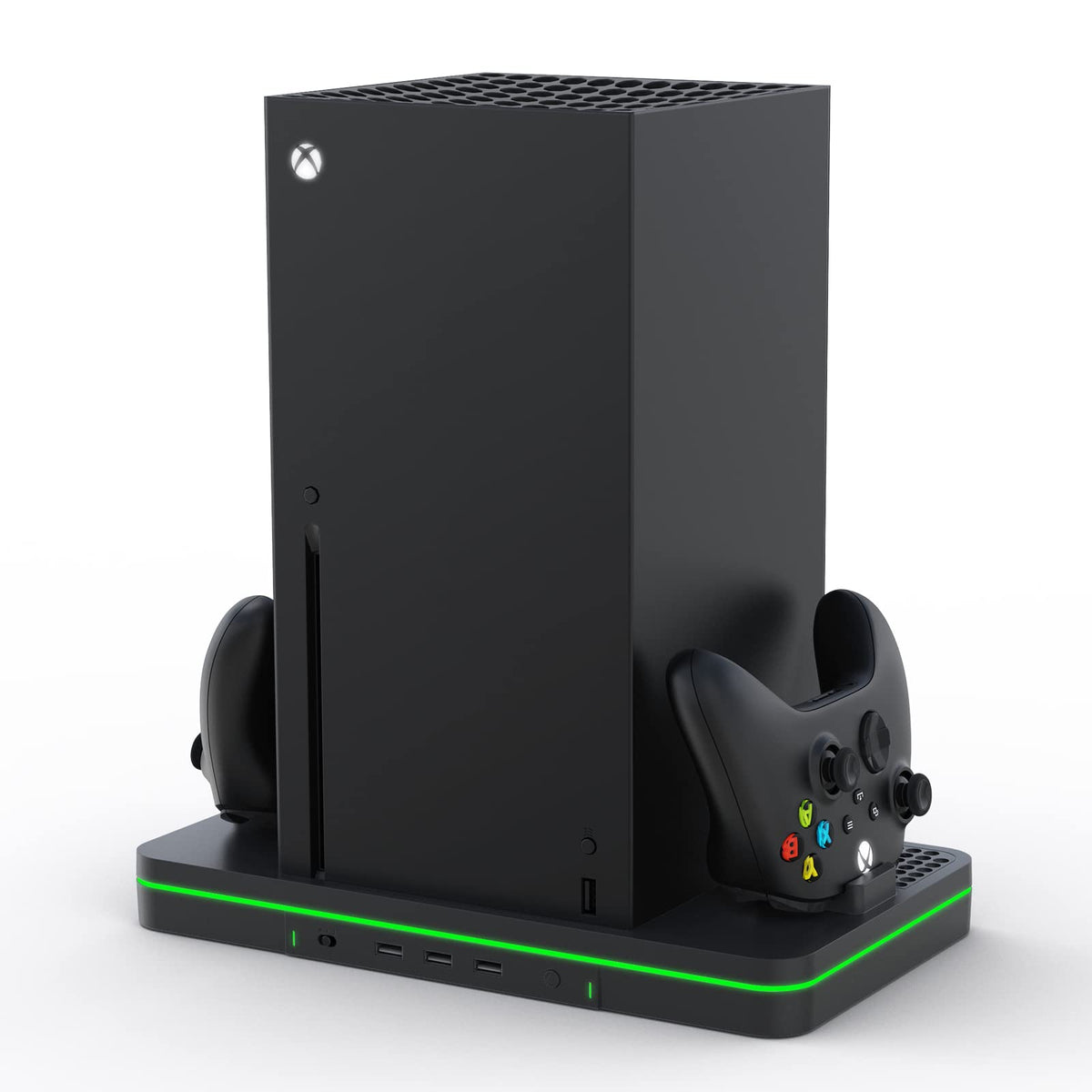 Charging Stand With Cooling Fan, Codogoy Vertical Stand Compatible With Xbox Series X/S Console And Controller, Vertical Dual Co