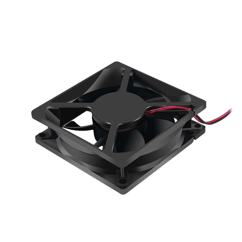 2Pcs 12V 3.14In 0.98In Fan 80Mm X 80Mm X 25Mm Fan Dc 12V 8025 Brushless Cooling Fan 80Mm 25Mm For Cooling Pc Computer Case Cpu C