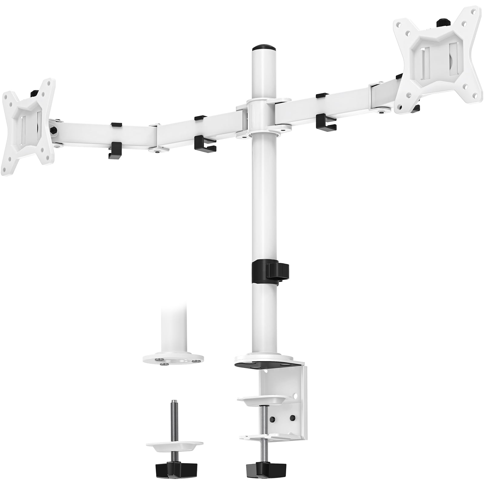 Ergear Dual Monitor Desk Mount For 13 34'' Monitors Up To 26.5 Lbs