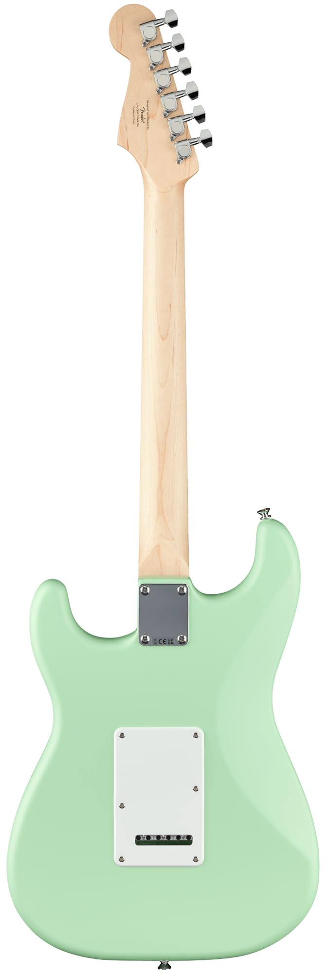 Fender Squier Stratocaster Electric Guitar - Surf Green Bundle With Amplifier, Gig Bag, Cable, Strap, Picks, And Austin Bazaar I