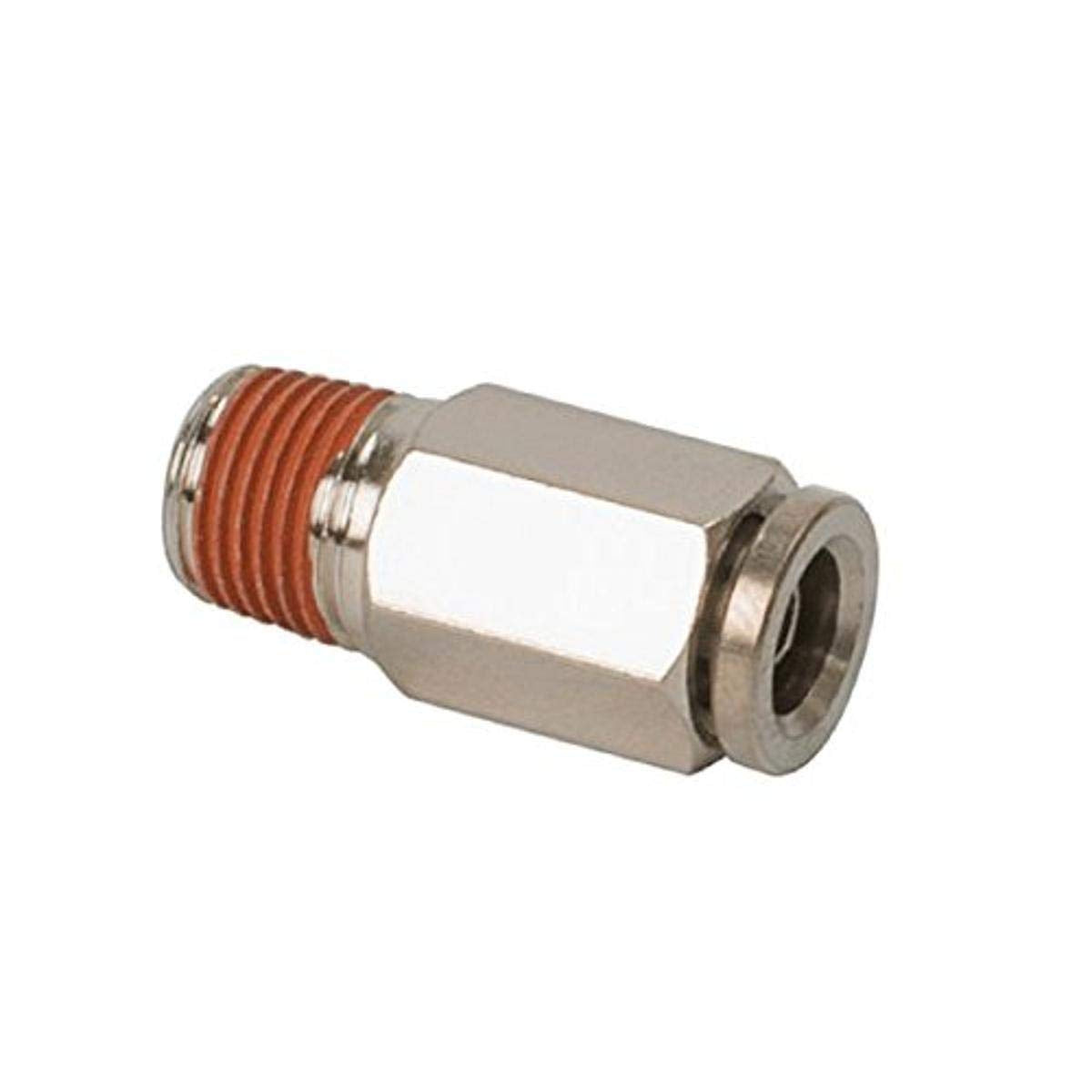 3/8 inch NPT(M) to 1/4 inch Airline Straight Fitting (2 pcs) DOT Approved