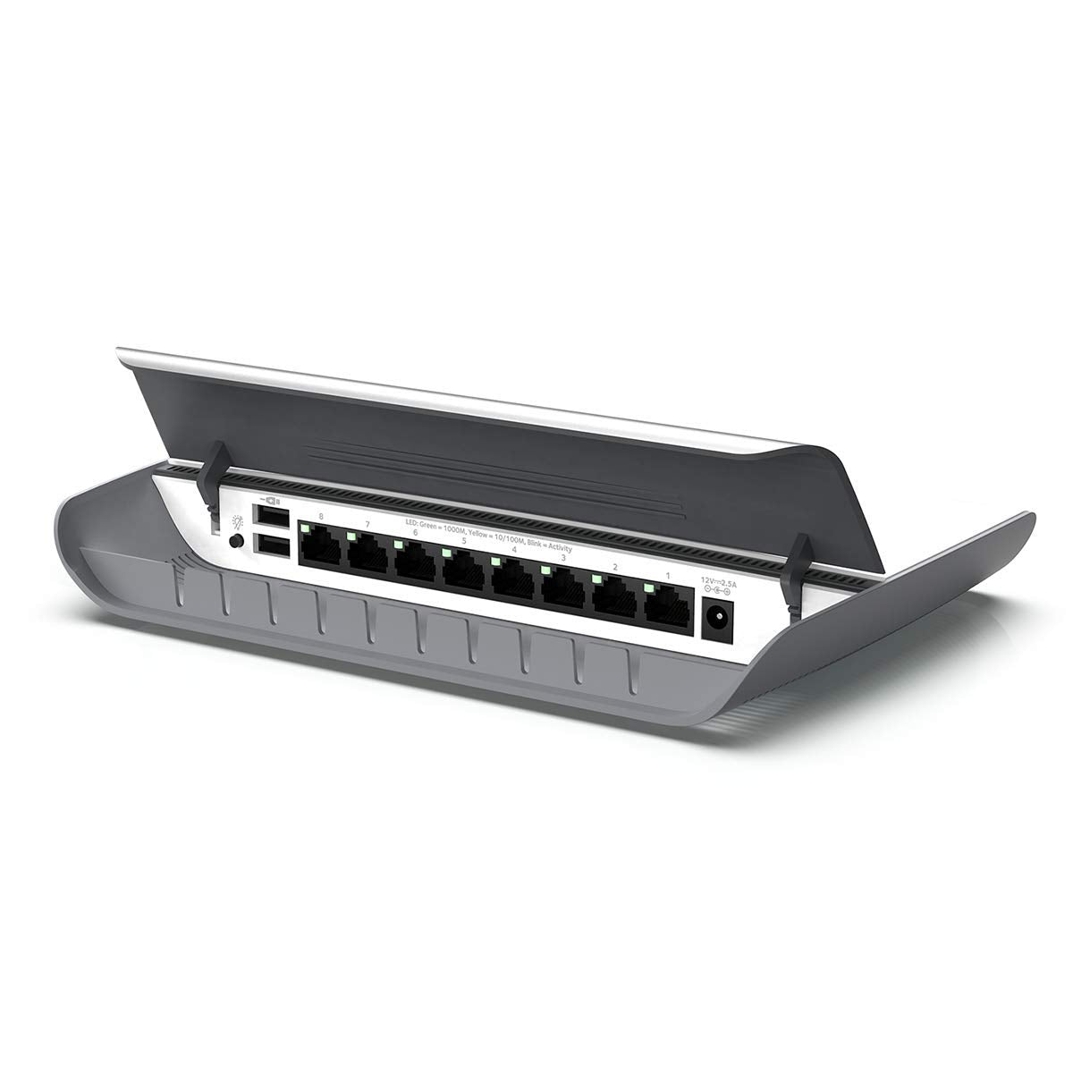 Netgear 8 Port Gigabit Ethernet Smart Managed Plus Switch (Gs908E)   Desktop Housing With Integrated Cable Management, 2 X Usb C