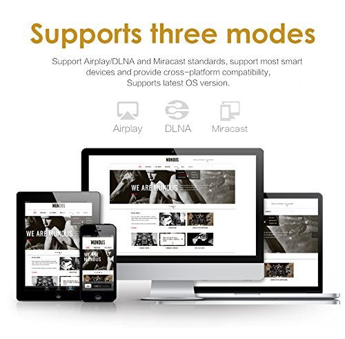 Smartsee Mirascreen Wireless Display Adapter 1080P Hdmi Screen Mirroring Media Player Tv Stick For Tablet Smartphone