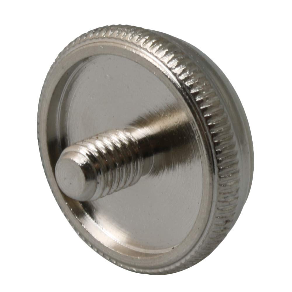 Liyafy 3Pcs Trumpet Valve Finger Buttons Musical Instruments Accessories Silver With White Shell Inlay