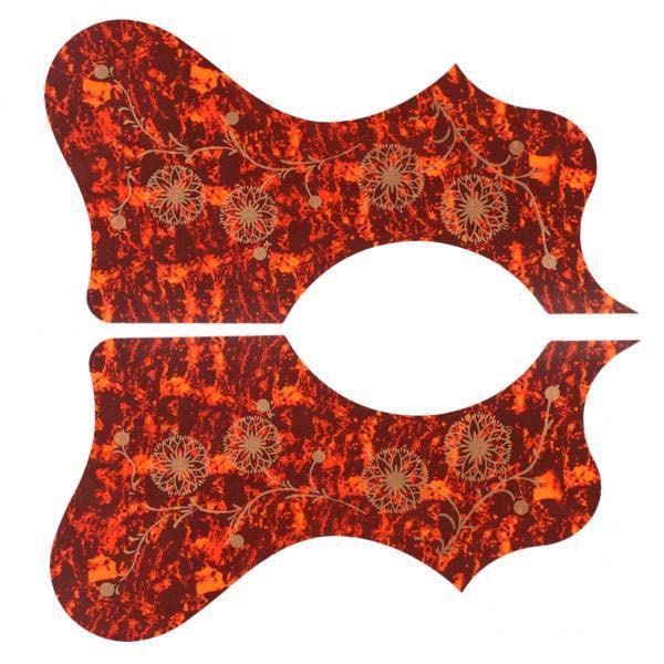Heavenglow 2Xacoustic Guitar Pickguard Decor AntiScratch Plate Left/Right Hand Brown | Pickguards | Guitar Parts | Parts & Acce