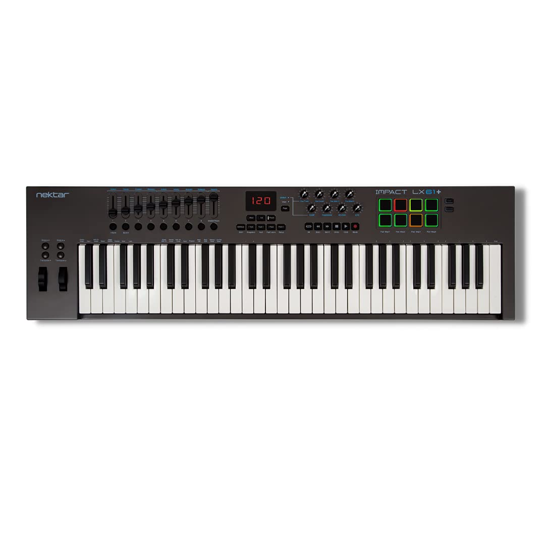 Nektar Impact Lx 61+ 61 Key Usb Midi Keyboard Controller