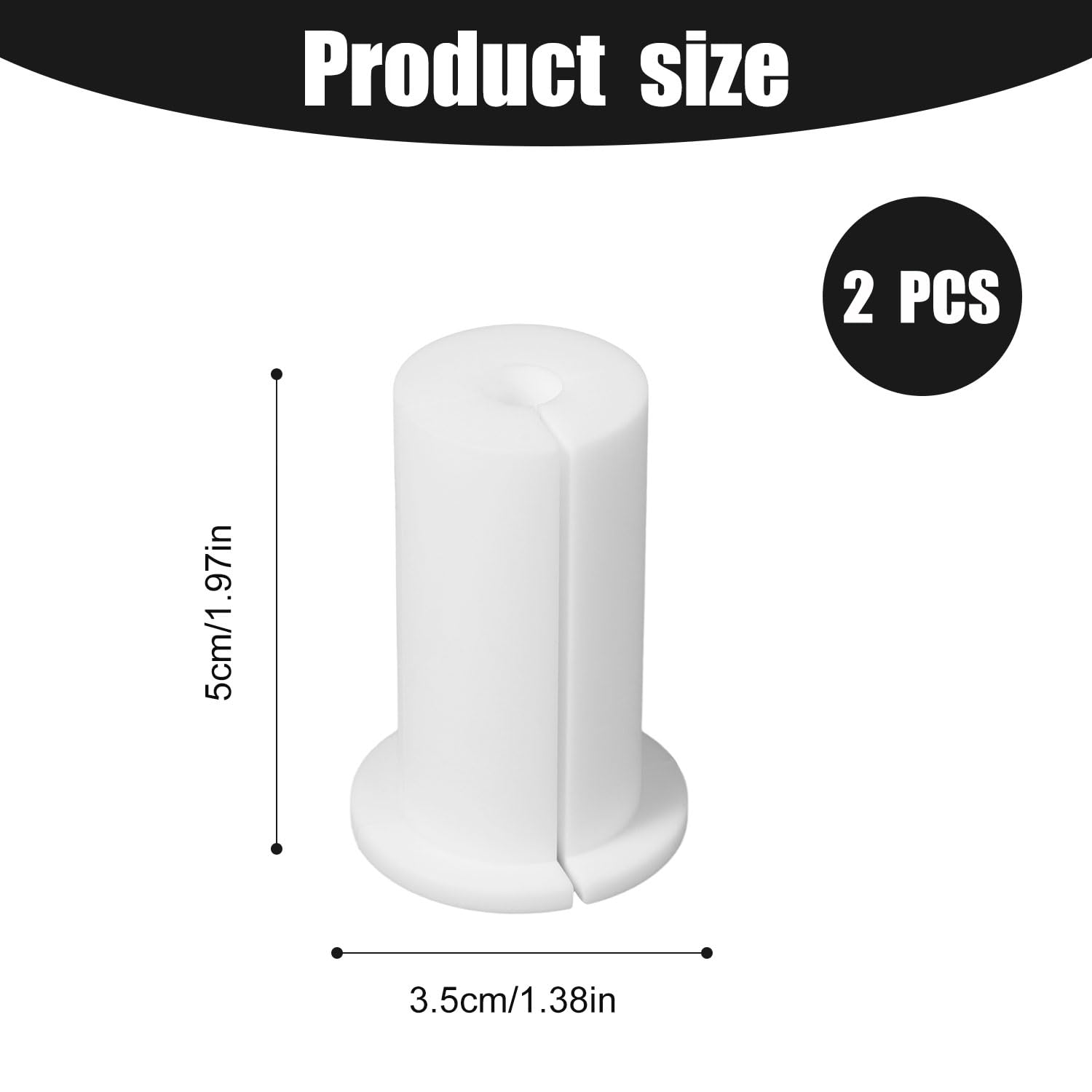 2Pcs Cable Routing Kit For Starlink 1 Inch Wall Hole, Silicone Cable Feed Through Bushings Cable Wall Grommet Cable Mounting Kit