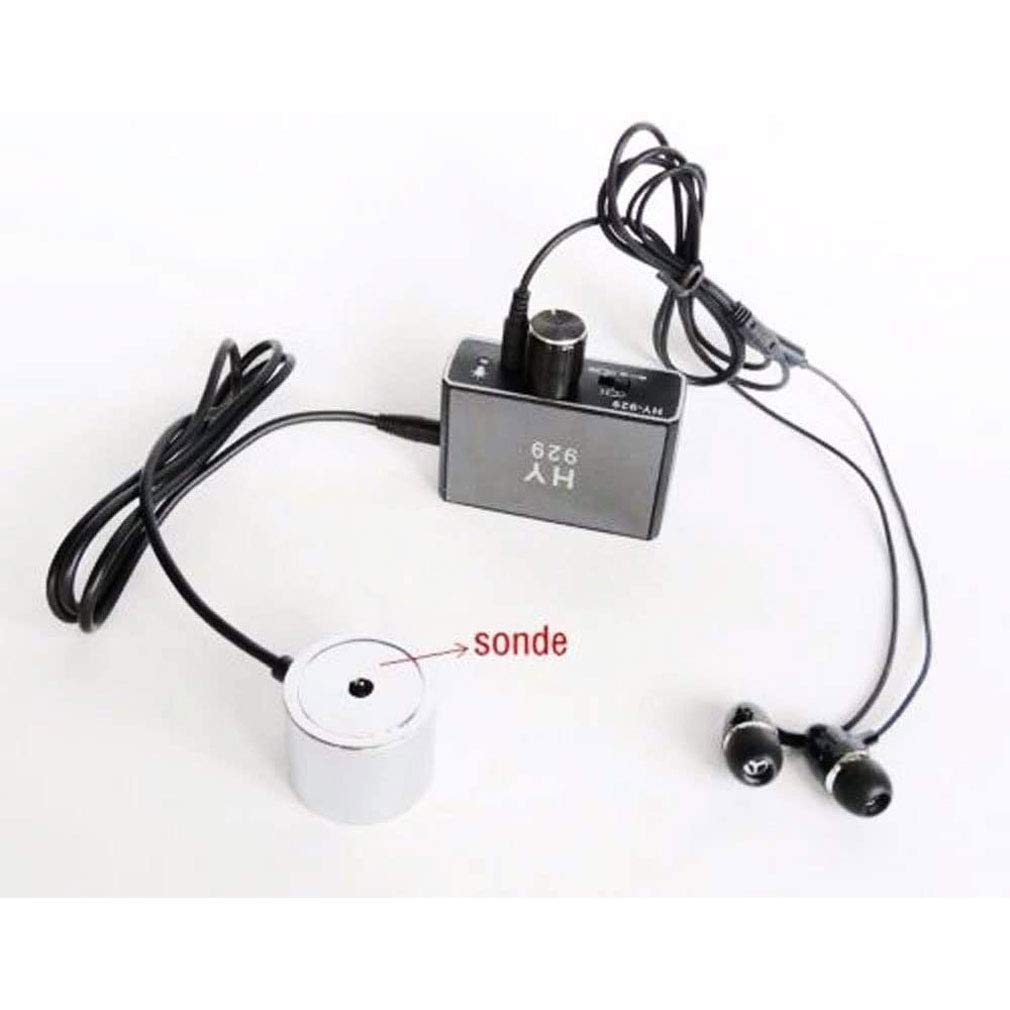 Ramwans Enhanced Version Super Sensitive Listen Thru Wall Contact/Probe Microphone Amplifier System (Enhanced Version Super Sensitive Probe Microphone) (Enhanced Sensitive Microphone)