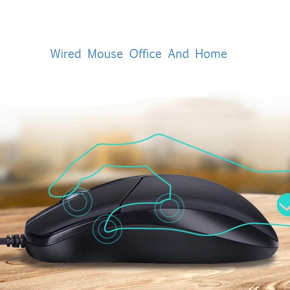 Gozanga 8 Pack Bundle Usb Mouse Set Classic Sturdy Design Fits All Desktop Laptop Chromebook Computers To Be Used At Office Scho