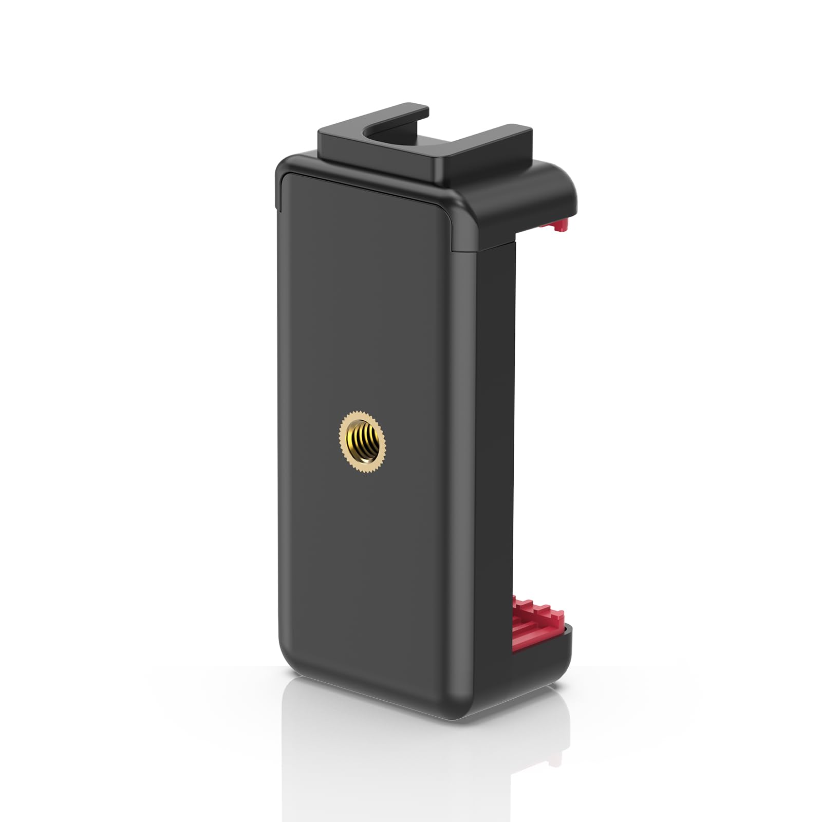 Vrig Phone Tripod Mount With Cold Shoe Adapter,Phone Holder Clip Connector Head Used For Monopod Selfie Stick Travel Mini Flexib