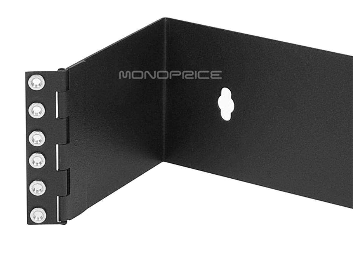 Monoprice 3.5 By 19 By 4 Inch 2U Wall Mount Bracket 108624
