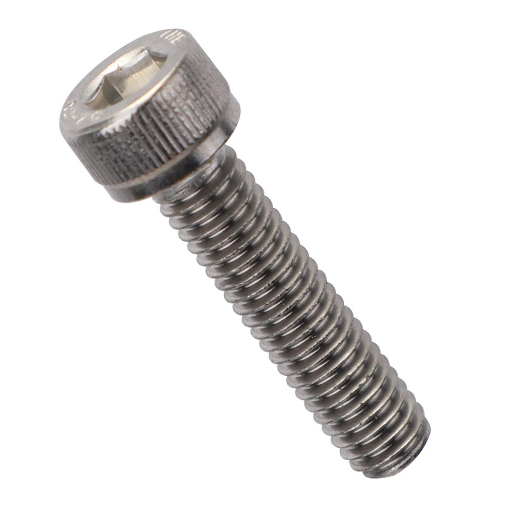 M5 08 X 10Mm Socket Head Cap Screws Bolts, Allen Socket Drive, Stainless Steel 18 8 (304), Full Thread, Bright Finish, Machine T
