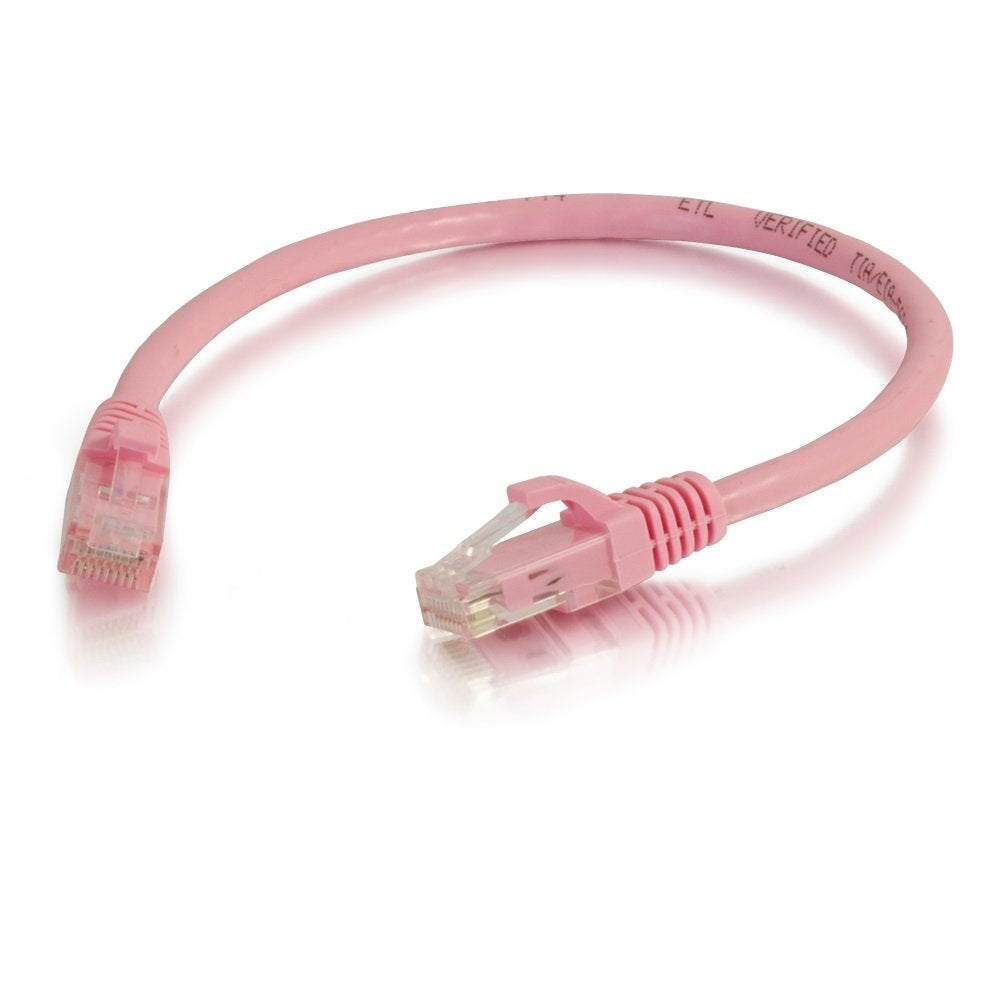 C2G Legrand Cat6 Ethernet Cable, Snagless Unshielded Cat6 Patch Cable, Pink Network Patch Cable, 3 Foot Snagless Utp Ethernet Ca
