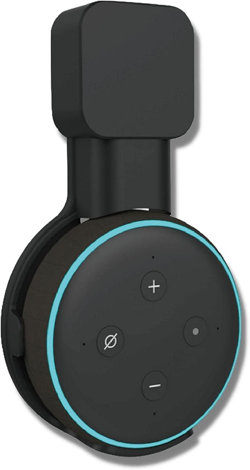 Sintron Outlet Wall Mount Holder For Echo Dot 3Rd, Smart Home Outlet Wall Mount Holder Stand For Echo Dot 3Rd Generation, Smart
