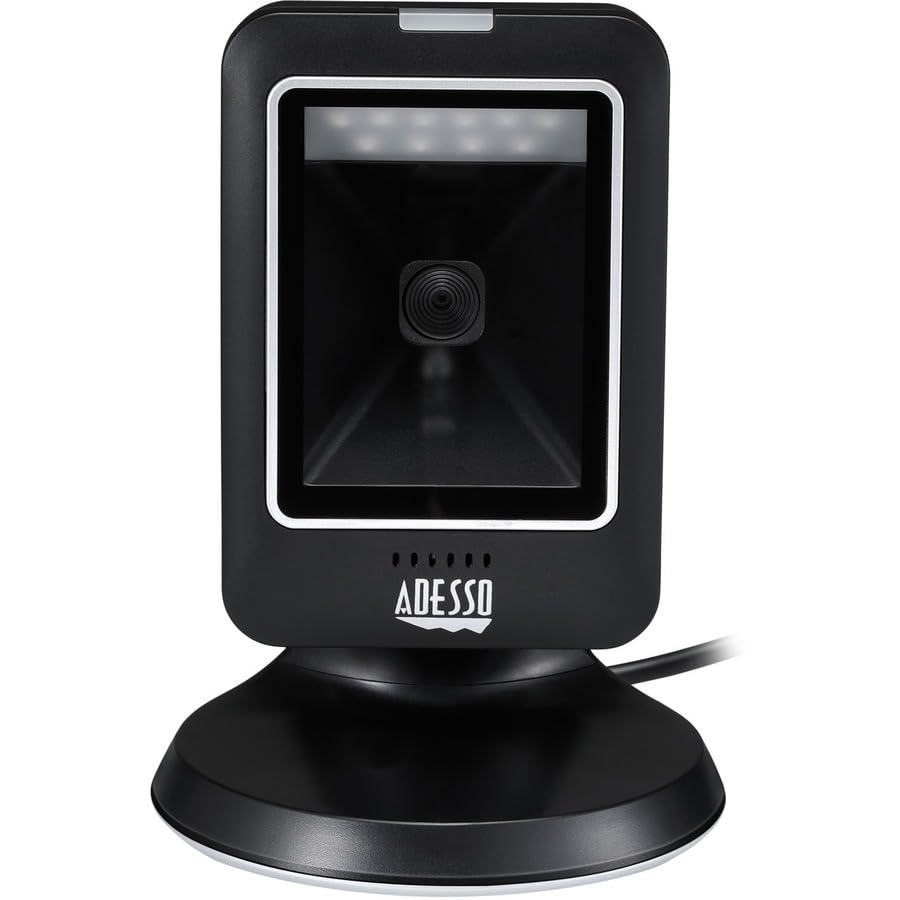 Adesso Nuscan 2800U Omnidirectional 2D Desktop Barcode Scanner Usb