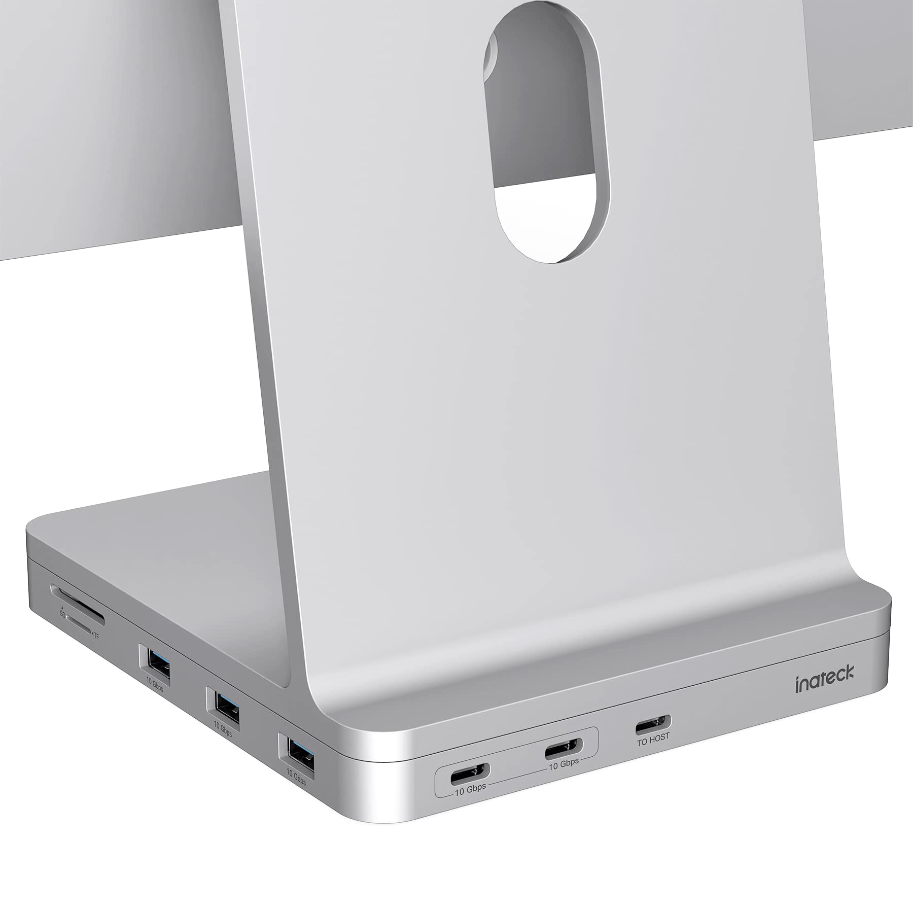 Inateck Imac Docking Station, Imac Usb Hub With Usb 3.2 Gen 2, Compatible With Imac 24 Inch 2021/2023 (Silver)