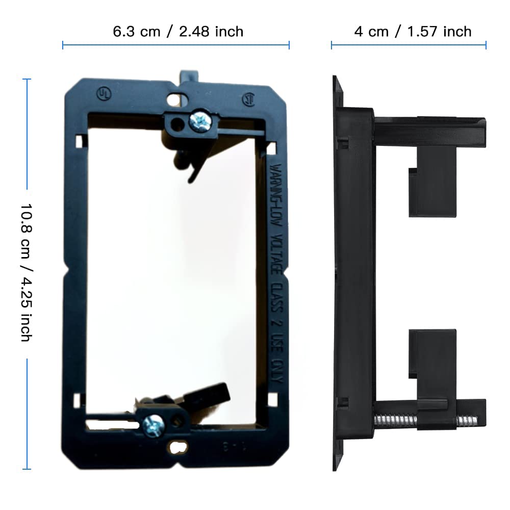 Ethernet Wall Plate Huahenght Outlet Rj45 Network Female To Female Keystone Wall Inline Coupler Jack Plates With Single Gang Low
