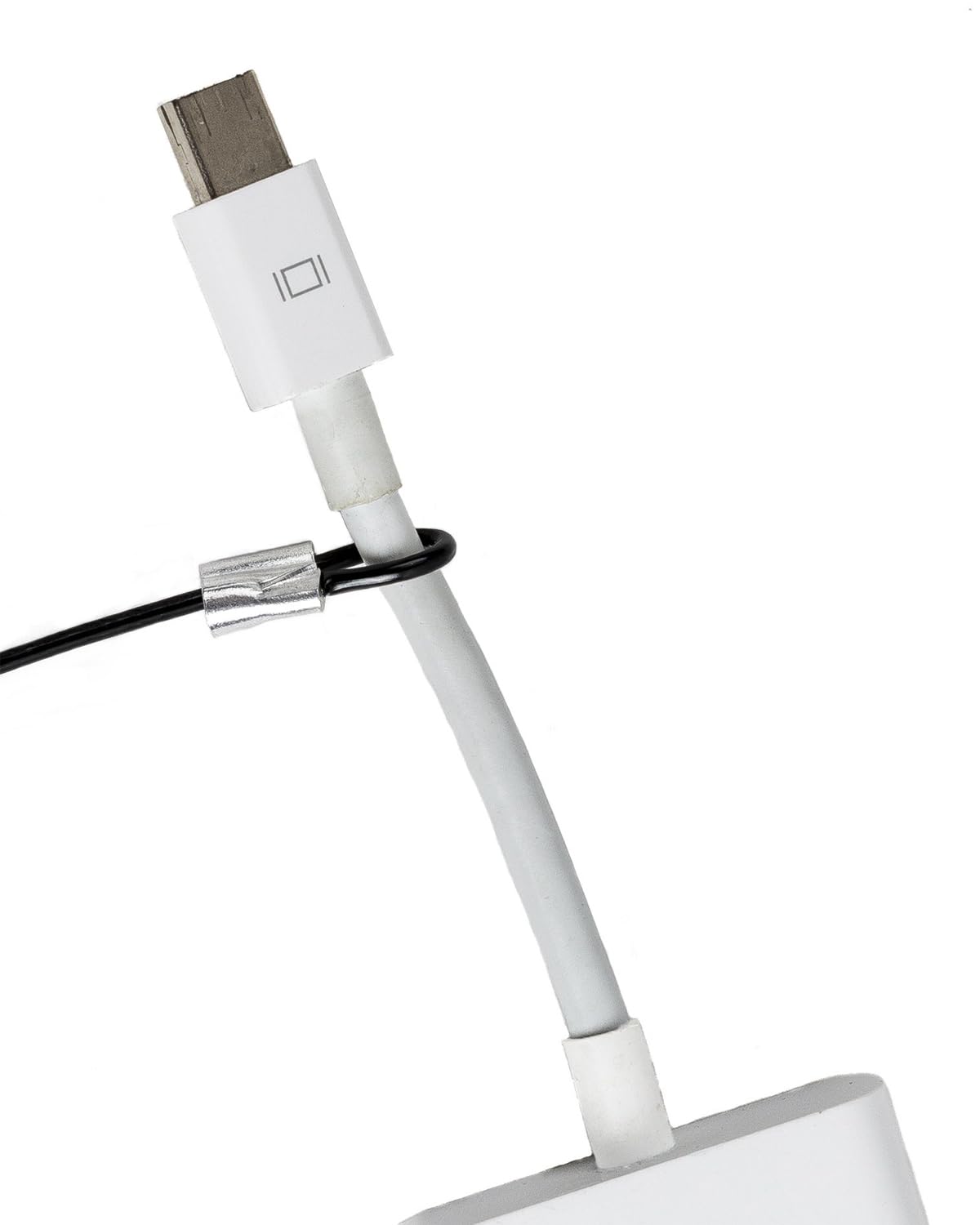 Tetherties Cable Organization, Diy Tether Kit   Customizable Cable Tethers For Computers, Adapters & Dongles   Easy Self Installation Tether Cables With Free Crimping Tool (Black 30 Pk, 12 Inch)