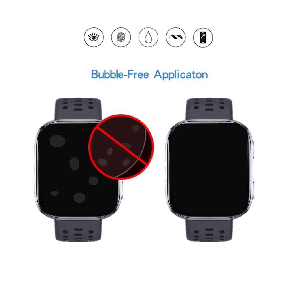 Mihence Compatible For Amazfit Bip 6 Screen Protector, Hd Tpu Protective Film Compatible For Bip 6 Smartwatch (6Pcs)