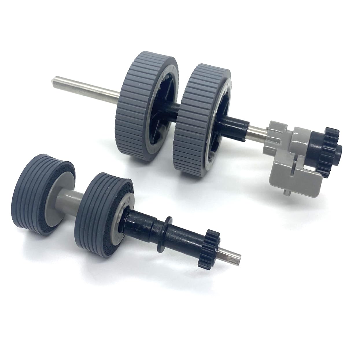 Amsoan New Pa03670-0001 Pa03670-0002 Scanner Paper Pick Roller + Brake Roller Pickup Roller Compatible With Fi-7160 Fi-7260 Fi-7