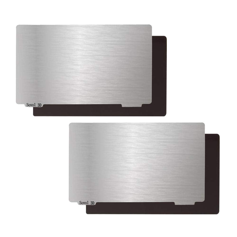 Sovol 3D Upgraded Platform 2 Pack, Resin Magnetic Flexible Steel Plate Flex Bed For Anycubic Photon X Mono X Mono X 6K Photon M3