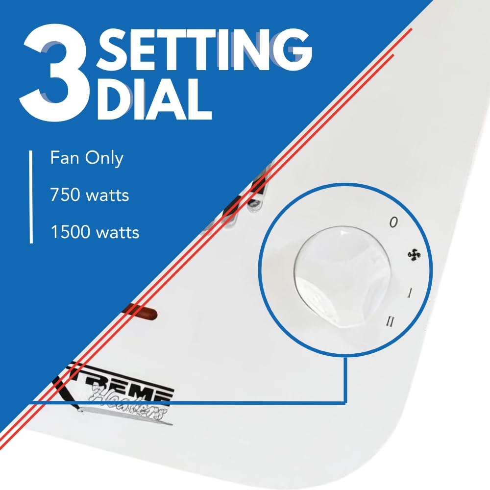 Xtreme Heaters Boat, Cabin & Rv Heater | Overheat Protection, Tip Over Protection, Portable Heater | Boat Heater, Rv Bay Heater