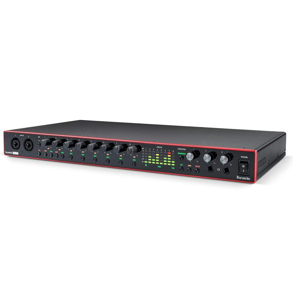 Focusrite Scarlett 18I20 3Rd Gen Usb Audio Interface For Recording, Producing And Engineering   High Fidelity, Studio Quality Re