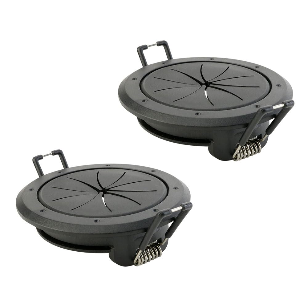 Construct Pro Speedyz Spring-Lock 2    Cable Pass Through Port (Black/Pair)